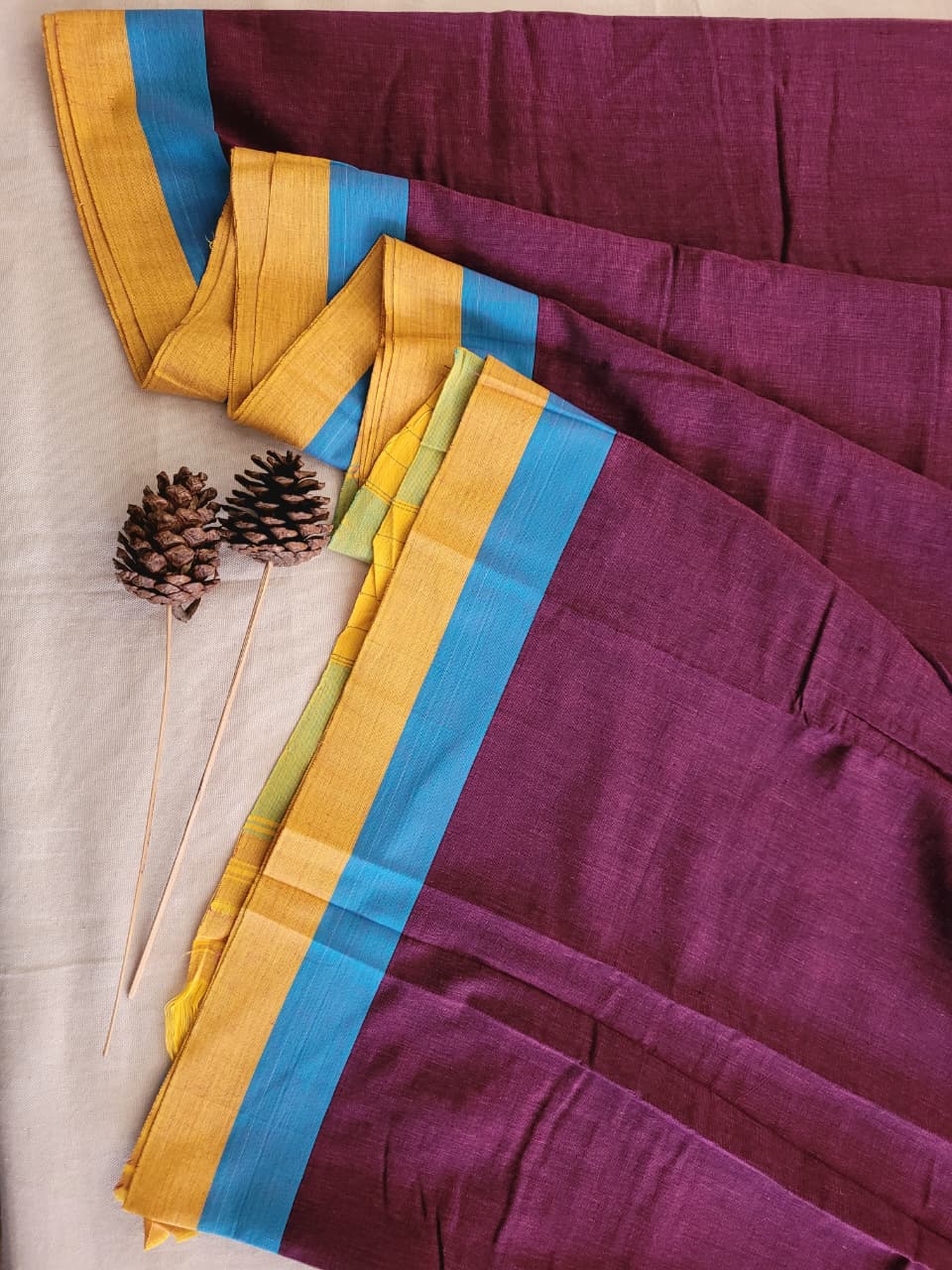 Multicolor3 Hampa Pattedanchu Saree