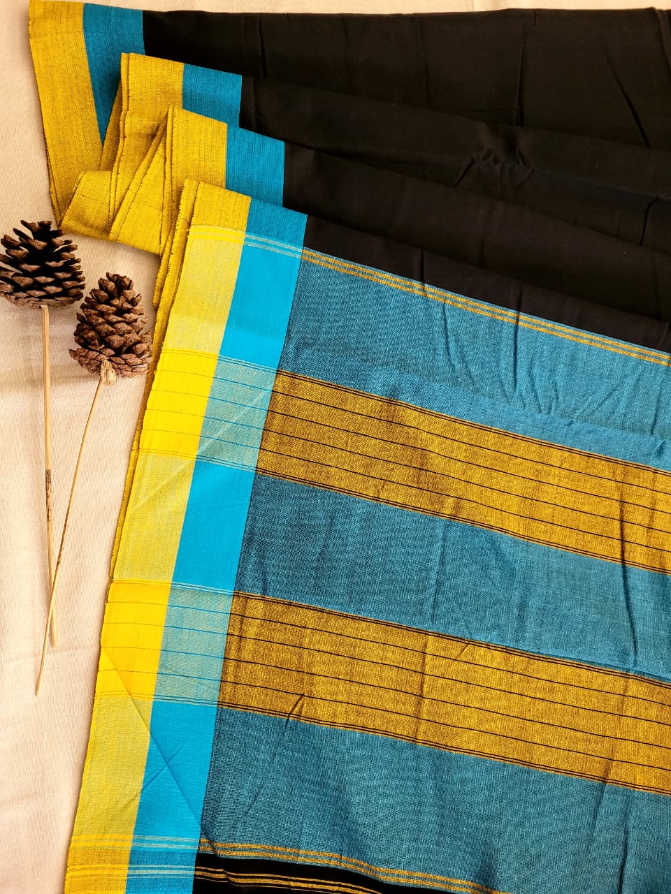 Multicolor2 Hampa Pattedanchu Saree