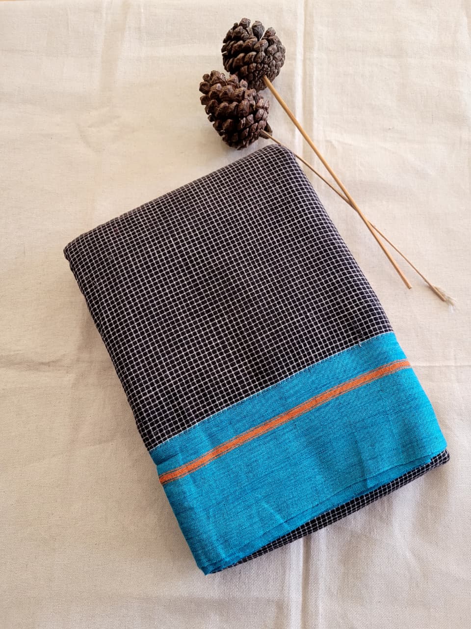 Orange Hampa Pattedanchu Saree