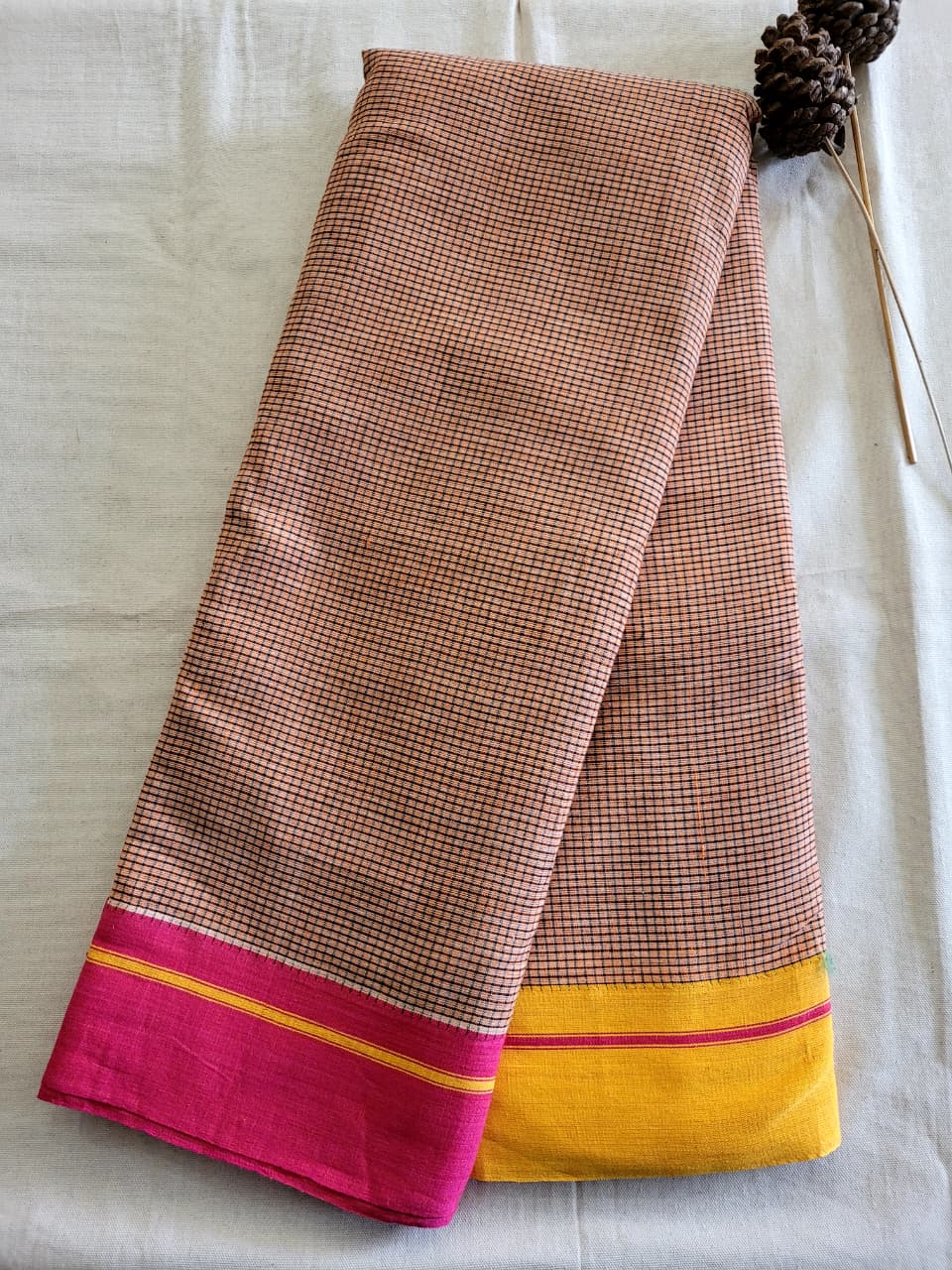 Pink Hampa Pattedanchu Saree