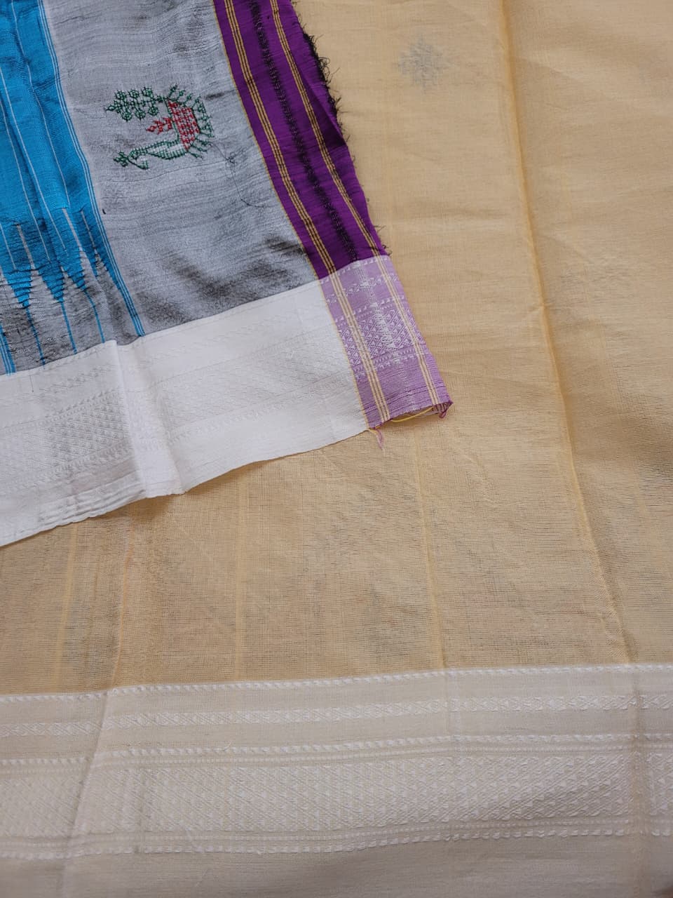 Ilkal Viscose Saree Silk Pallu