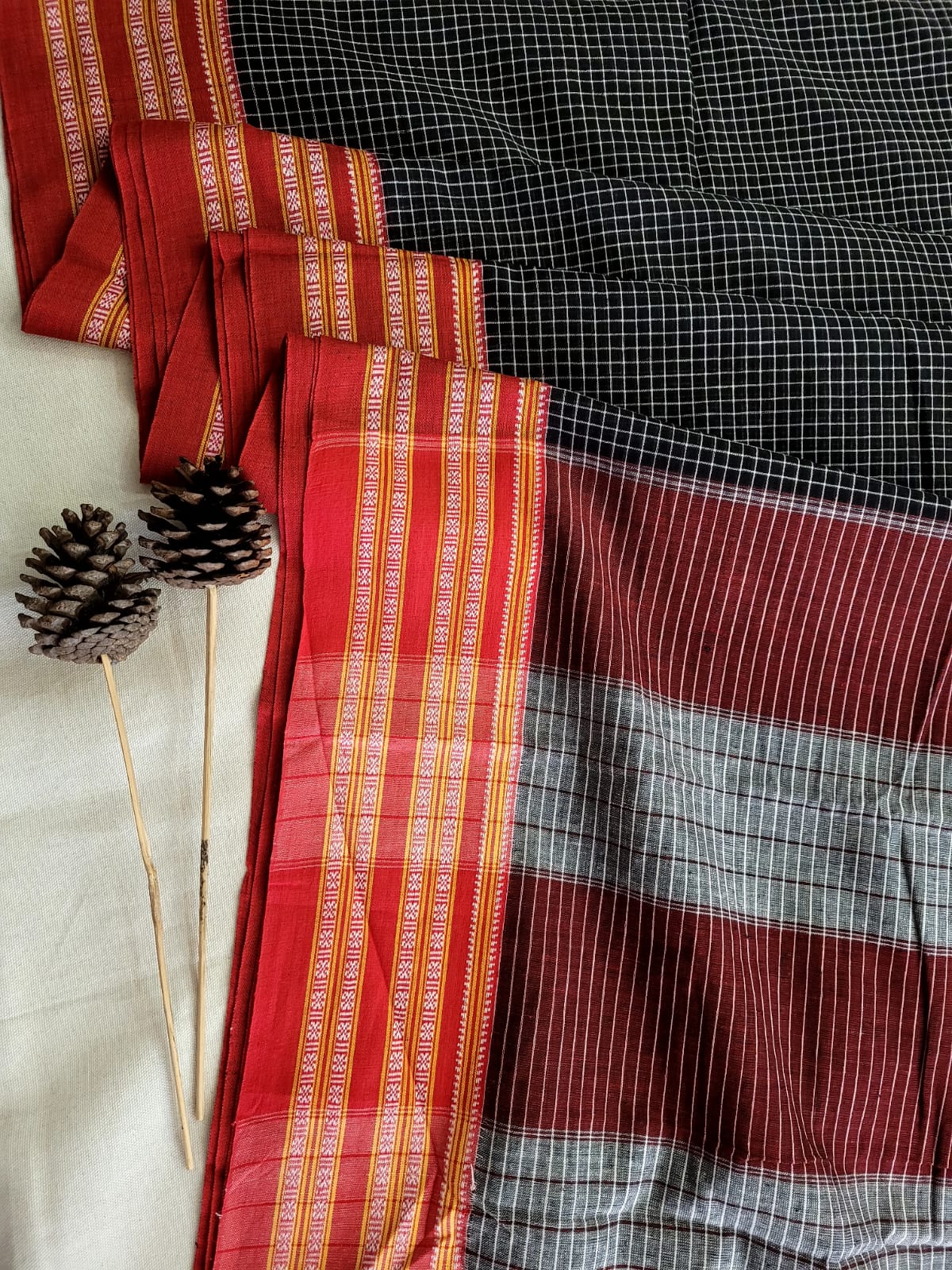 Red4 Hampa Pattedanchu Saree