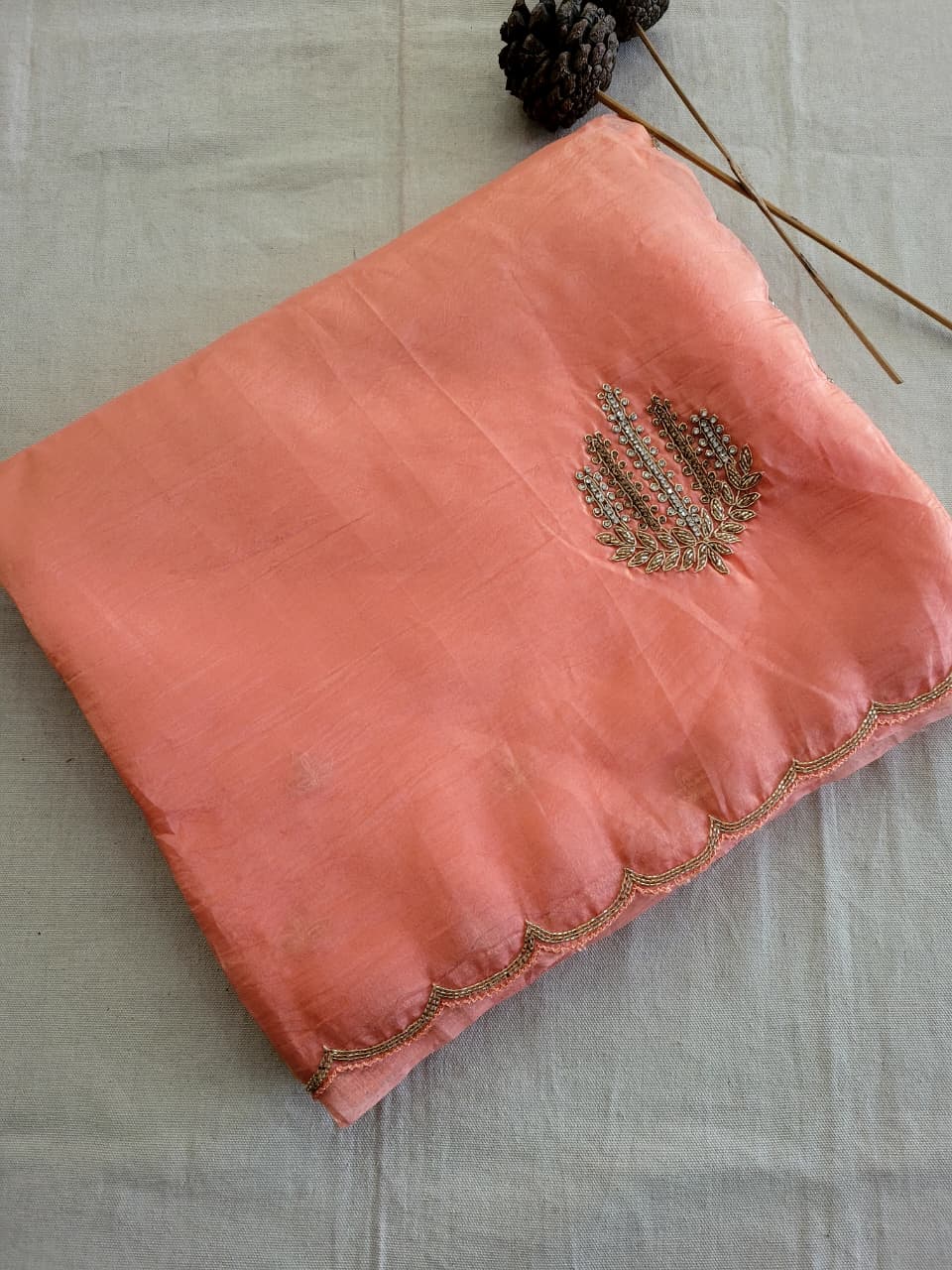 Ombre2 Embriodered Saree