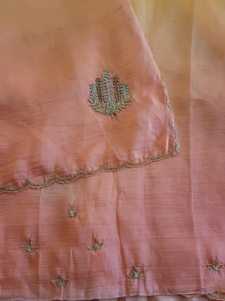 Ombre2 Embriodered Saree