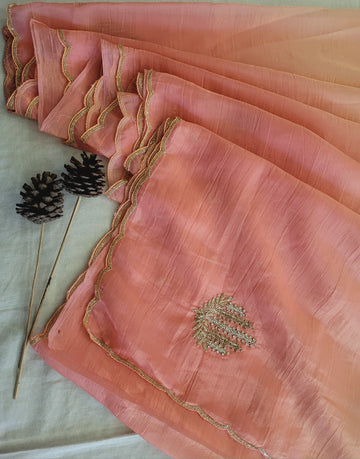 Ombre Embriodered Saree
