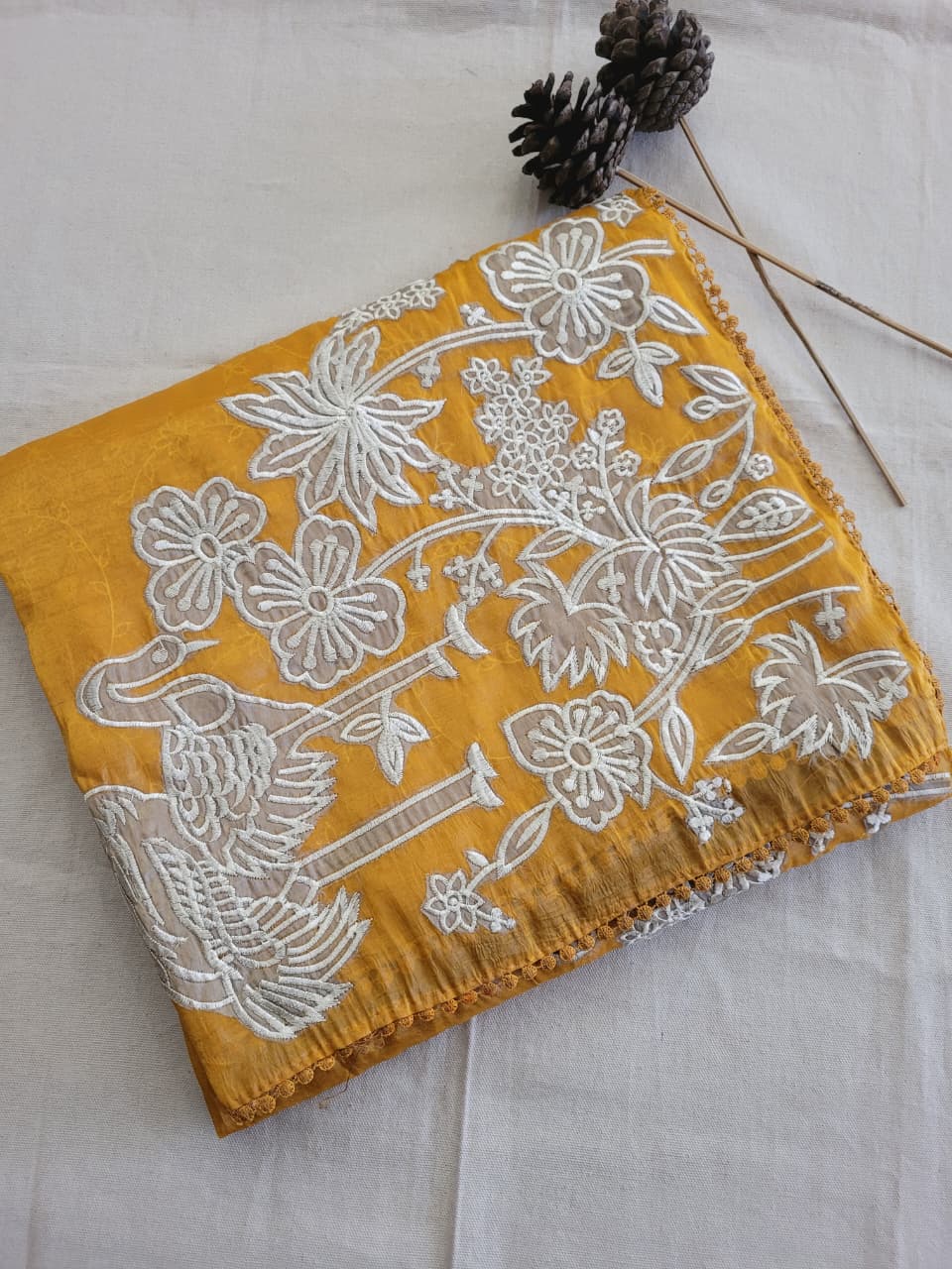 Yellow Tarini4 Saree