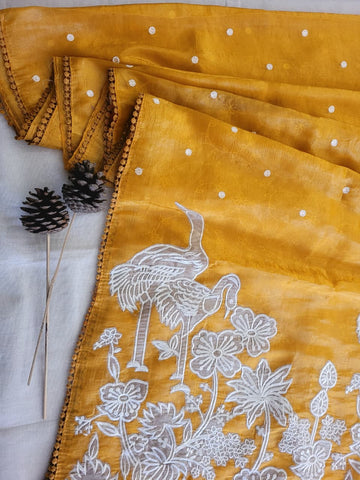 Yellow Tarini4 Saree