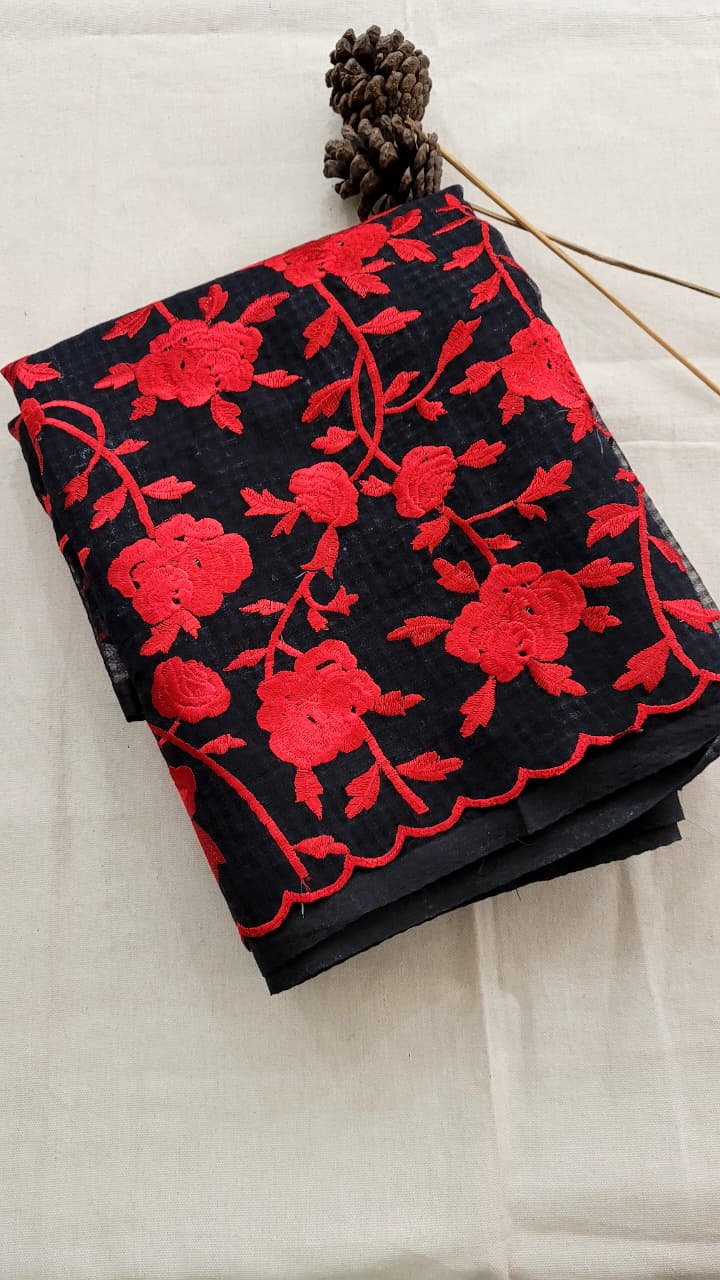Black Lavanya Kotasilk Saree