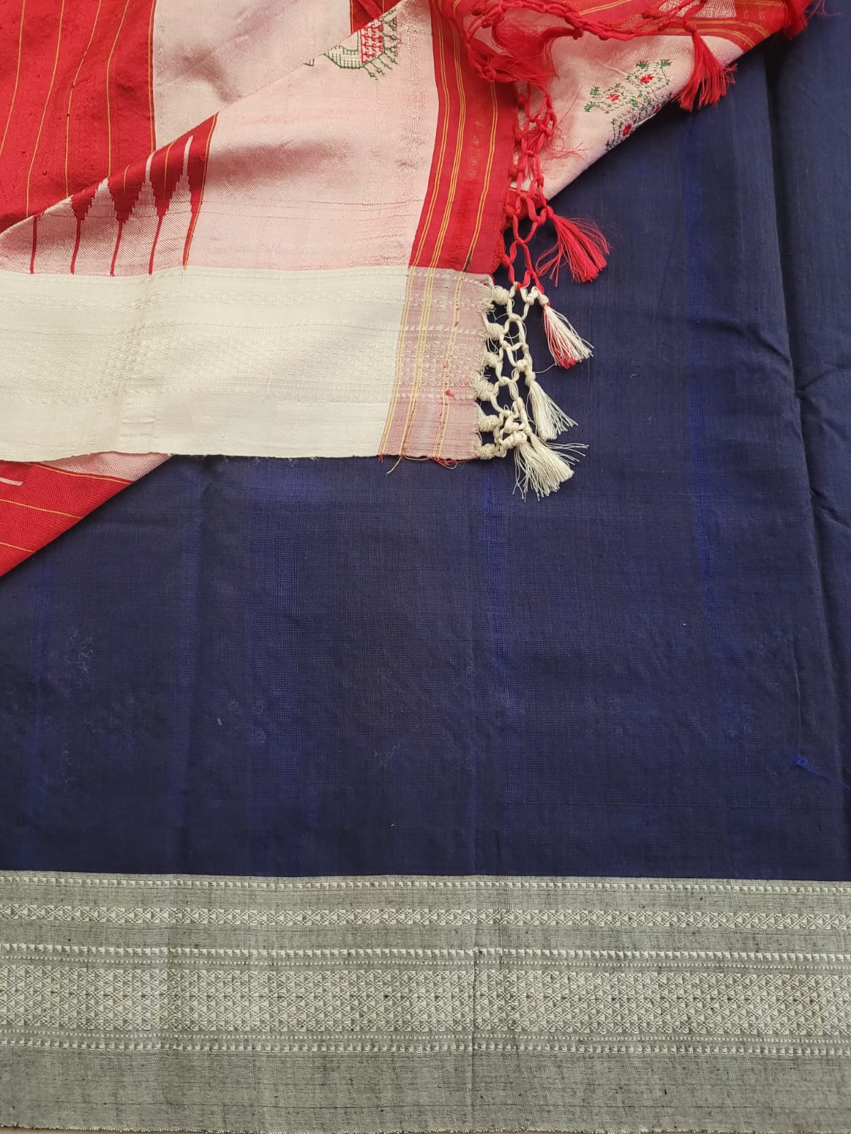 Ilkal Viscose Saree Silk Pallu