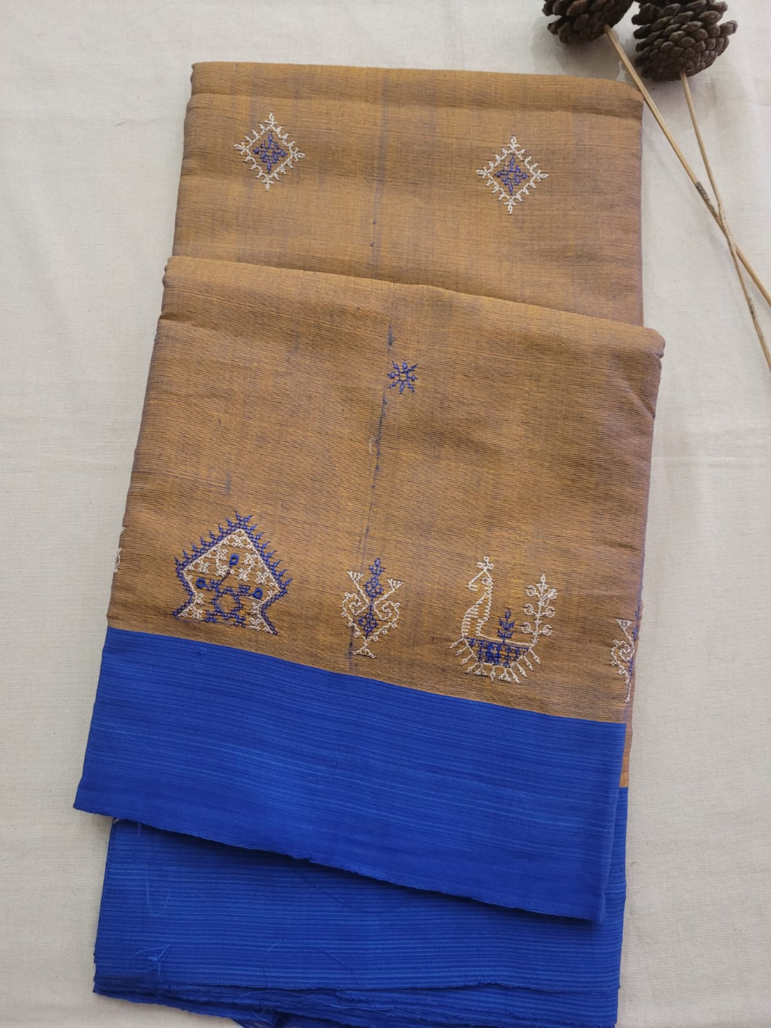 Ilkal Viscose Saree Silk Pallu