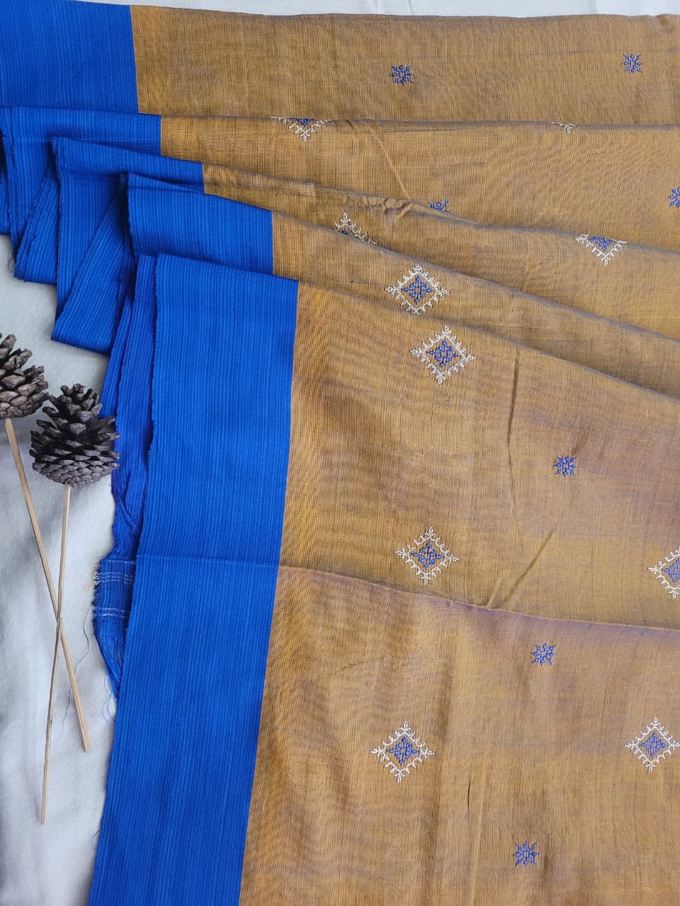 Ilkal Viscose Saree Silk Pallu