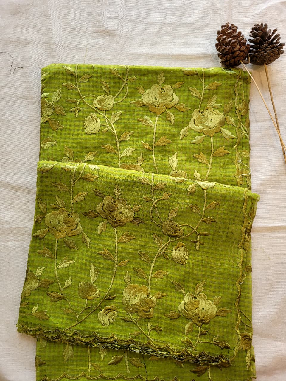 Green Lavanya Kotasilk Saree