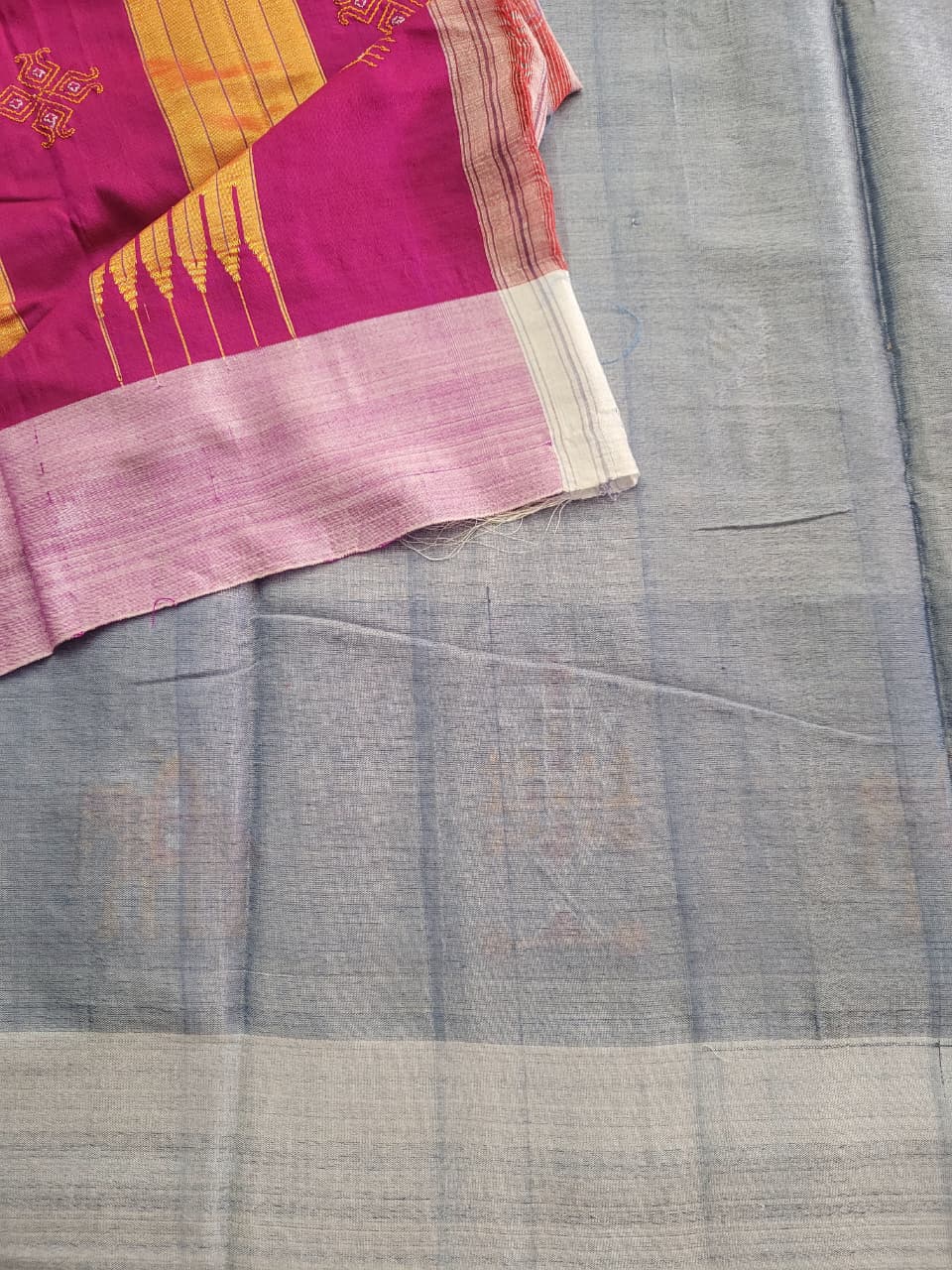 Ilkal Viscose Saree Silk Pallu