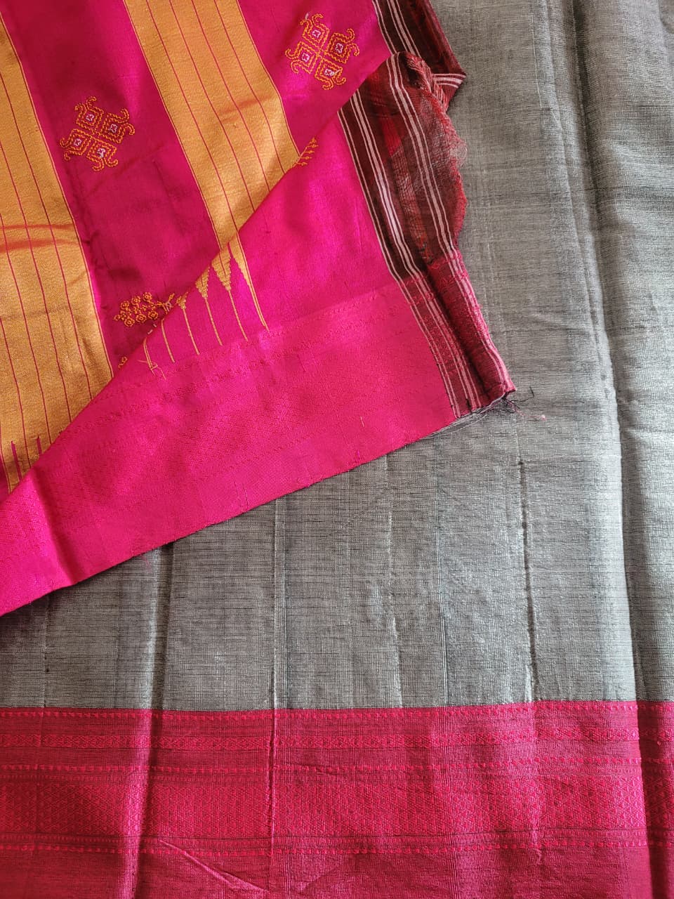 Ilkal Viscose Saree Silk Pallu