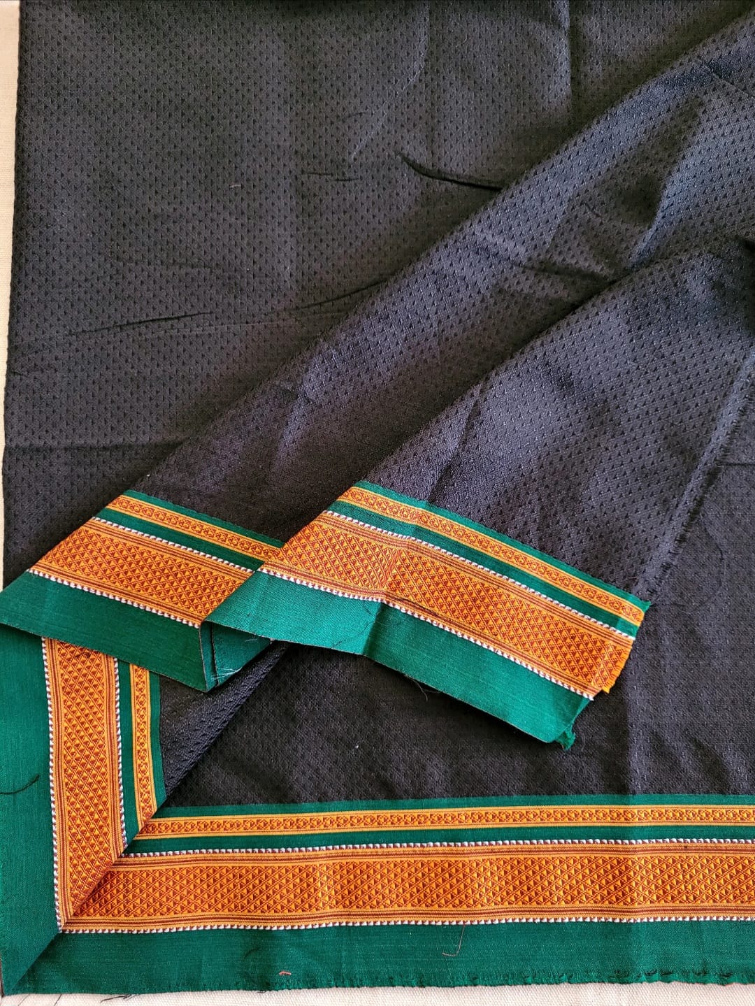 Black Khana Blouse Piece