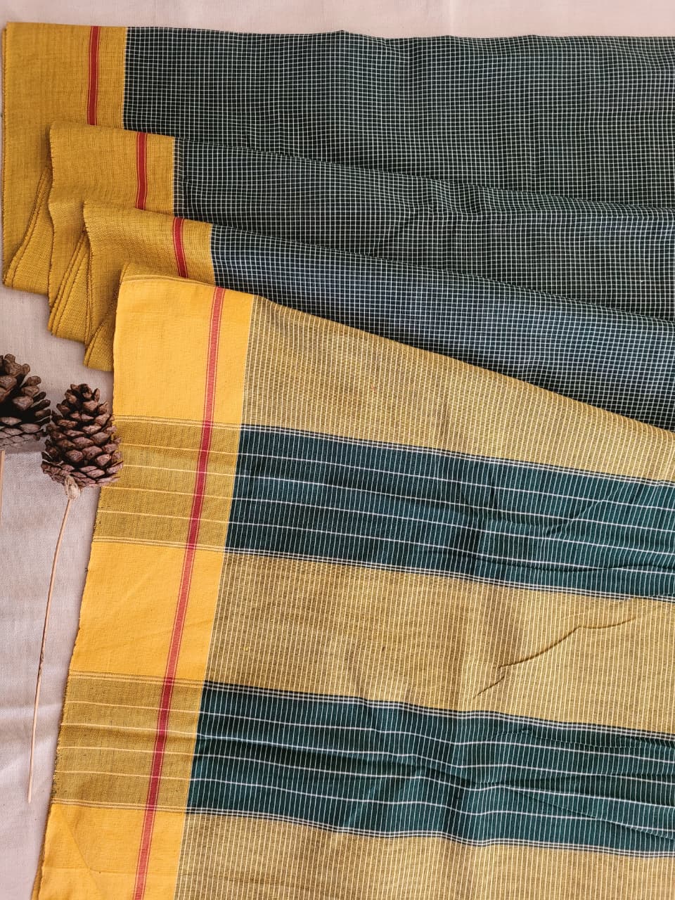 Green Hampa Pattedanchu Saree