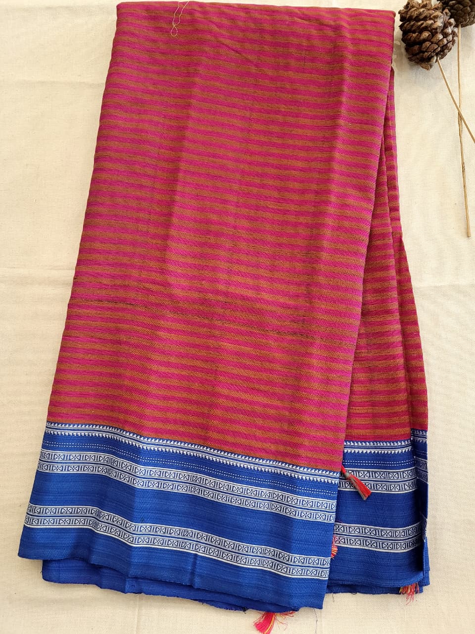 Ilkal Cotton Saree Silk Pallu