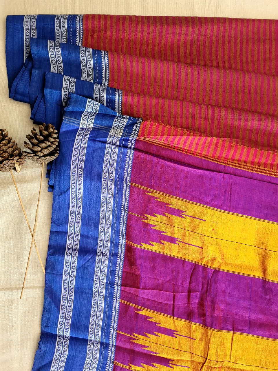 Ilkal Cotton Saree Silk Pallu