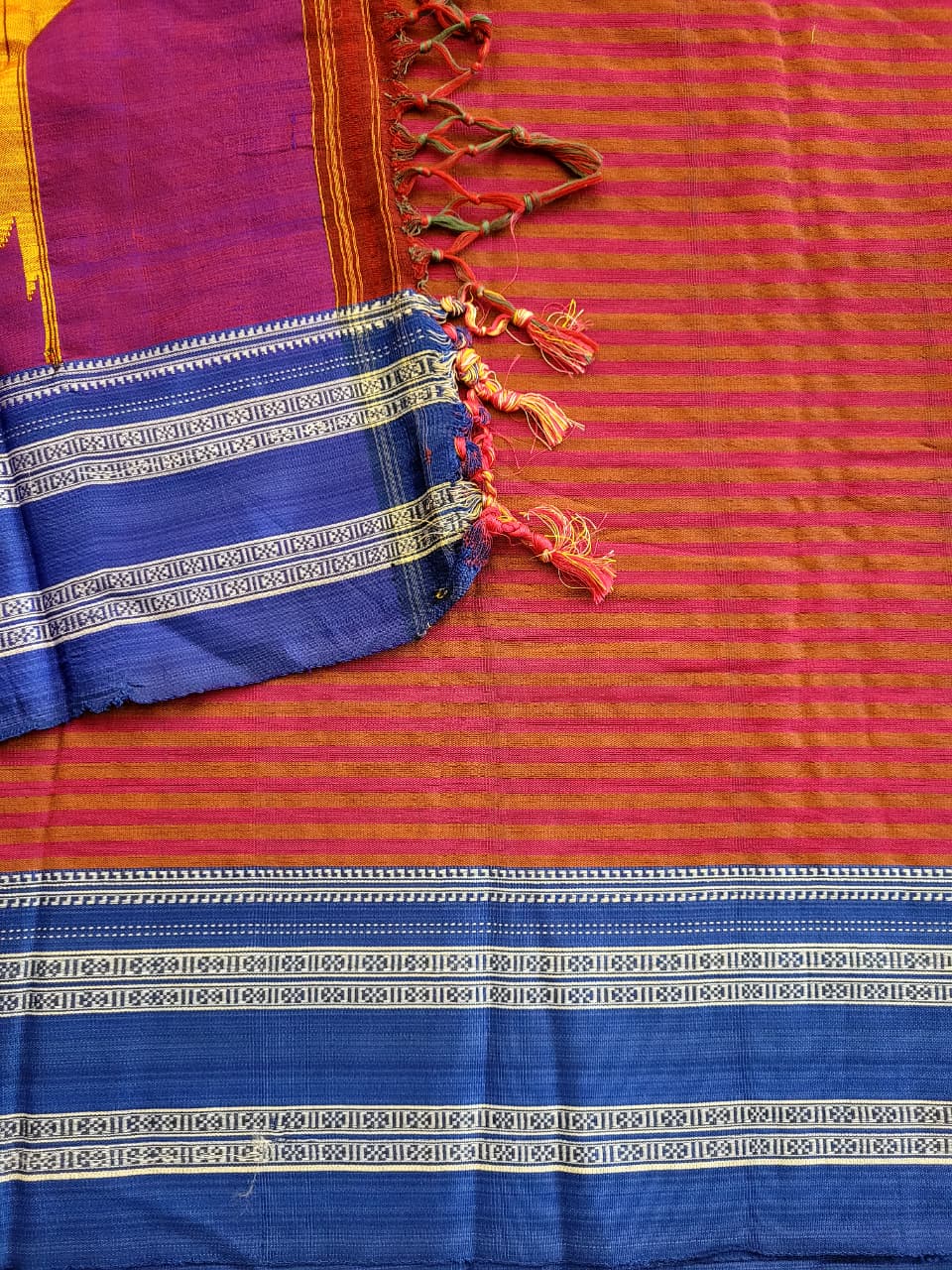 Ilkal Cotton Saree Silk Pallu