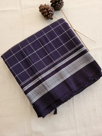 Ilkal Cotton Saree Silk Pallu