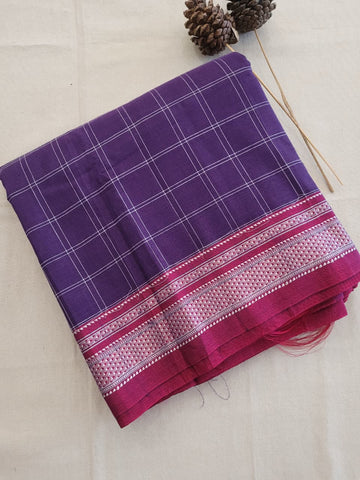 Ilkal Cotton Saree Silk Pallu