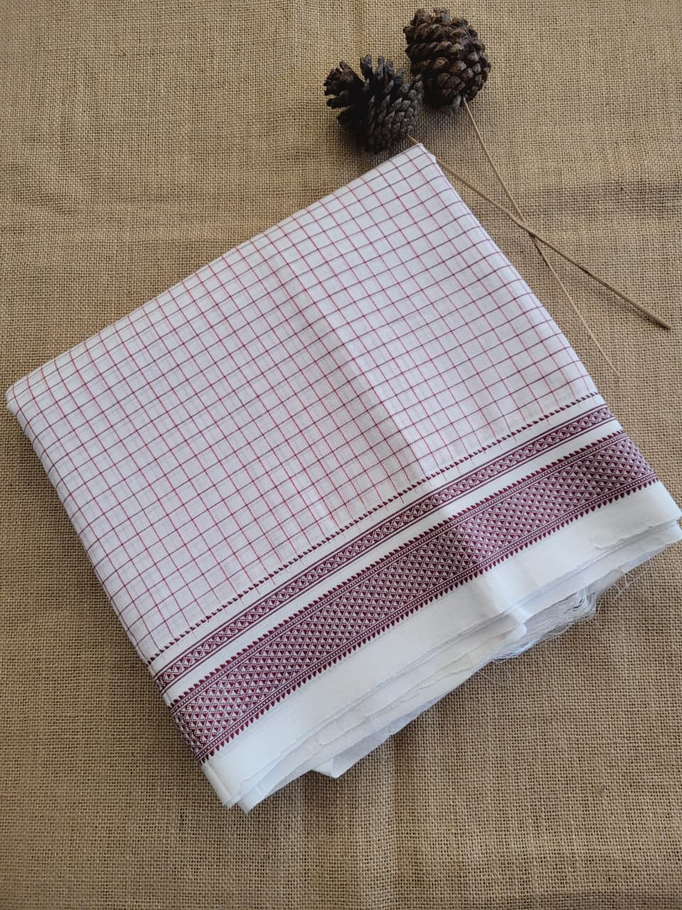 Ilkal Cotton Saree Silk Pallu