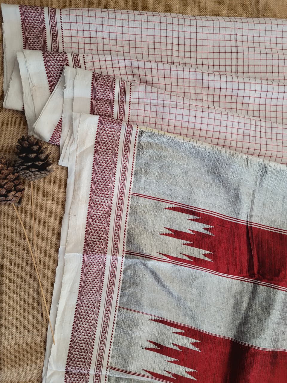Ilkal Cotton Saree Silk Pallu