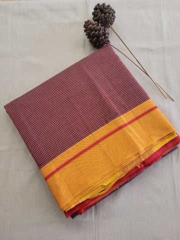 Yellow Hampa Pattedanchu Saree