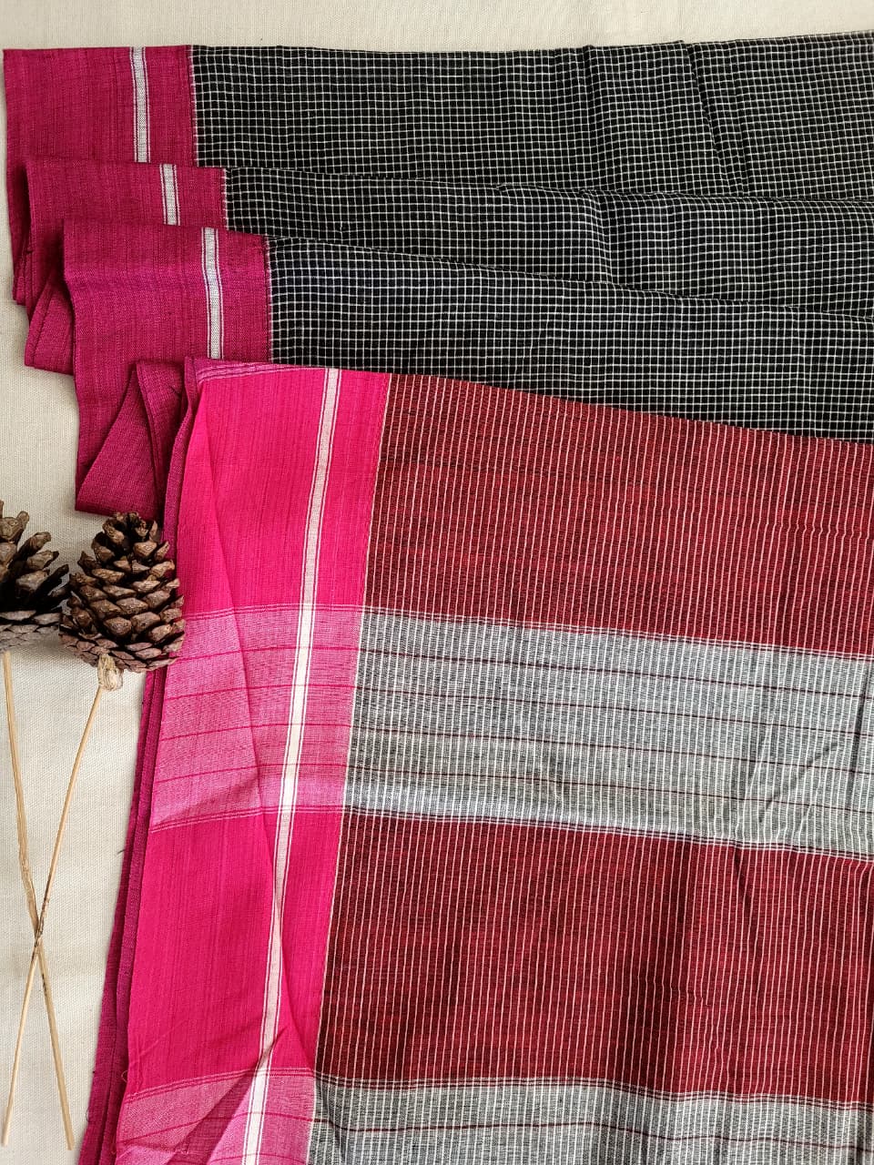 Pink5 Hampa Pattedanchu Saree