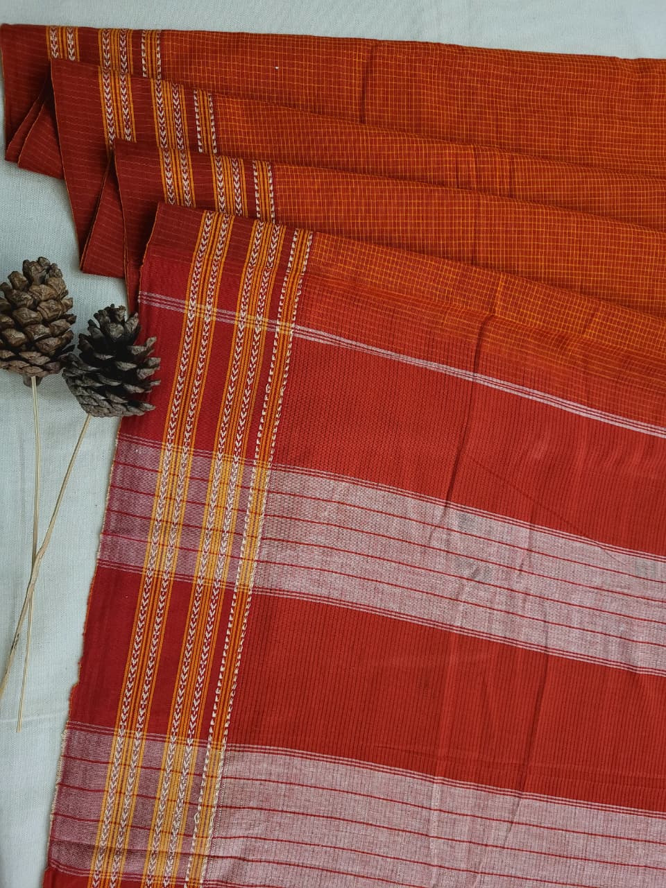 Rust Hampa Pattedanchu Saree