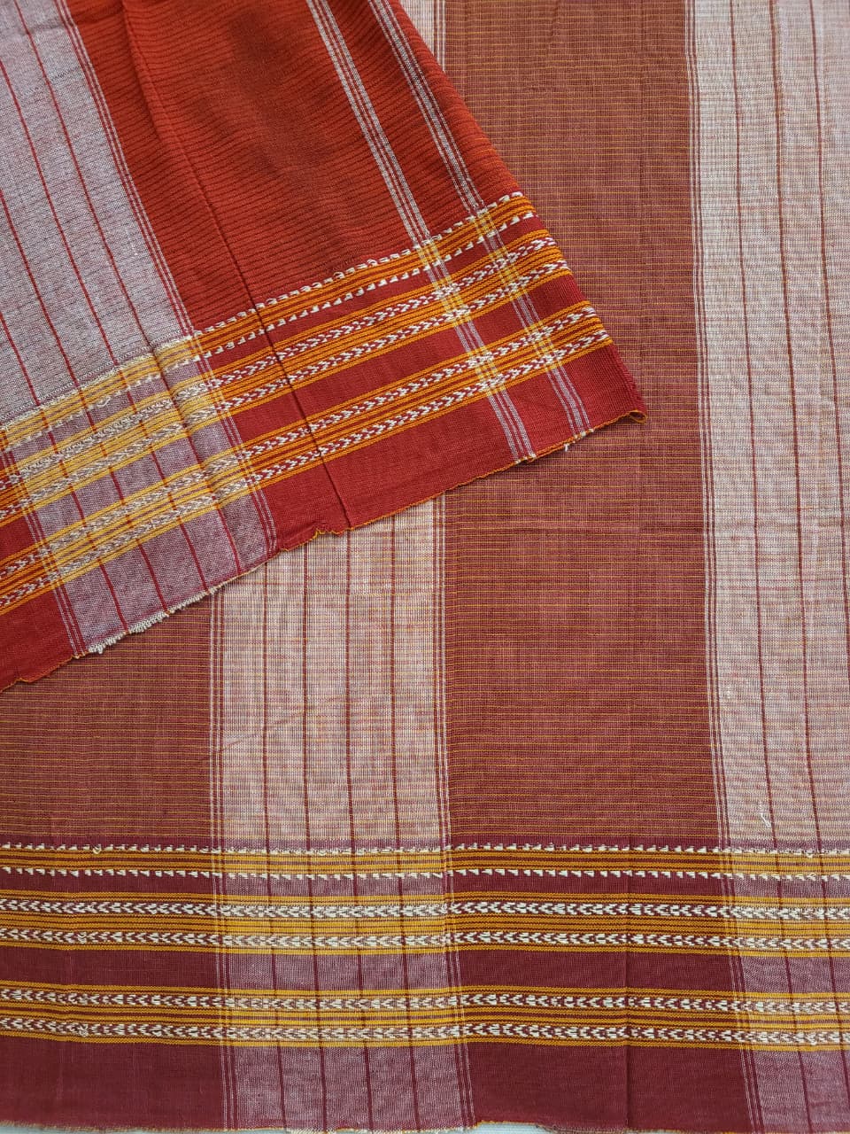 Rust Hampa Pattedanchu Saree