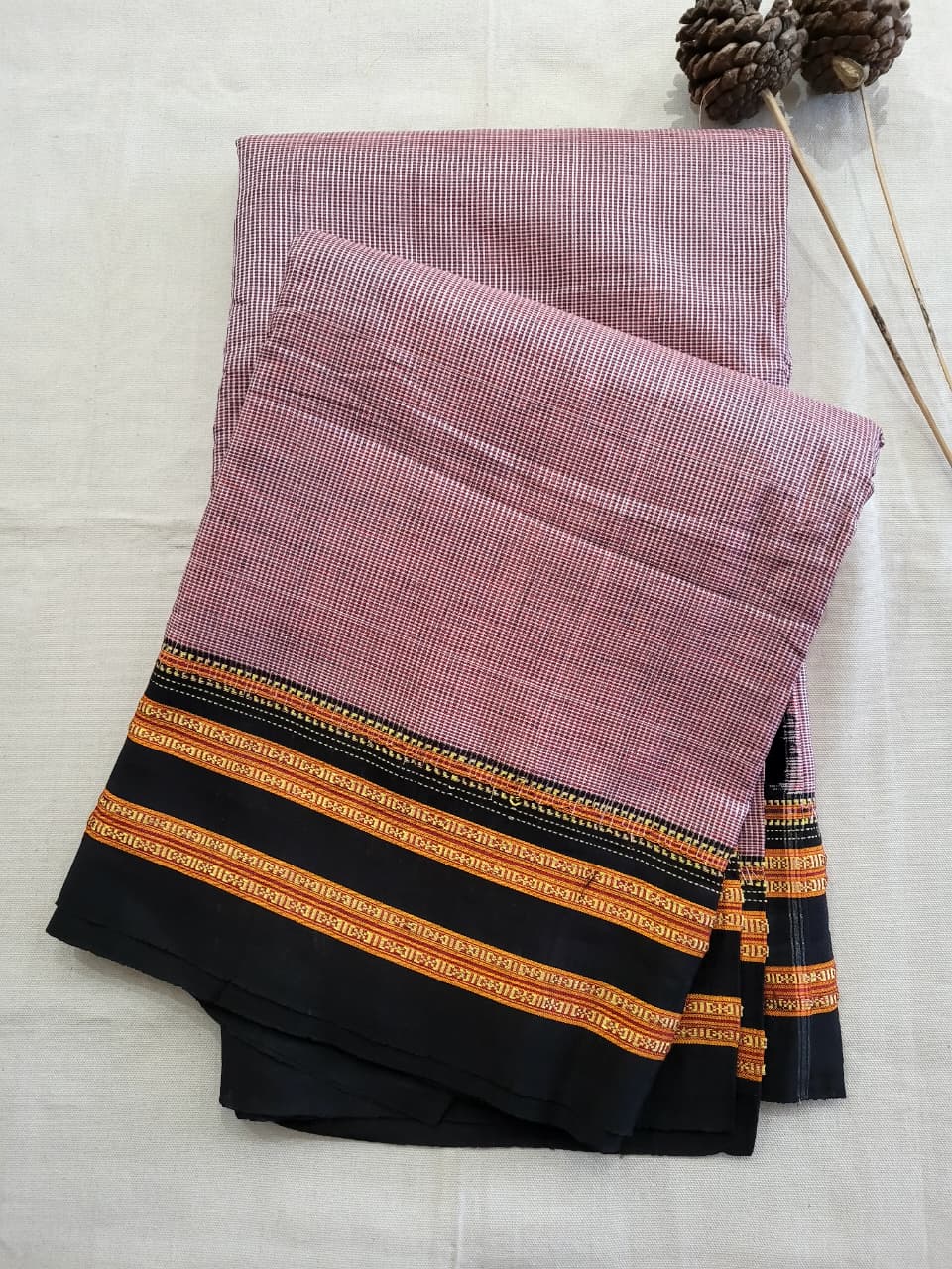 Black Ilkal Saree Silk Pallu