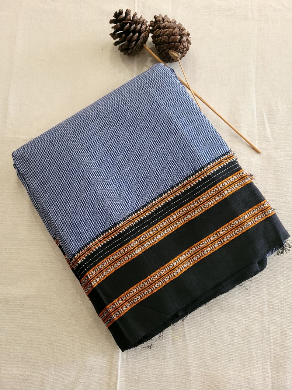 Gray Ilkal Saree Silk Pallu