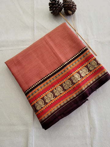 Wood Narayanpet Cotton Saree
