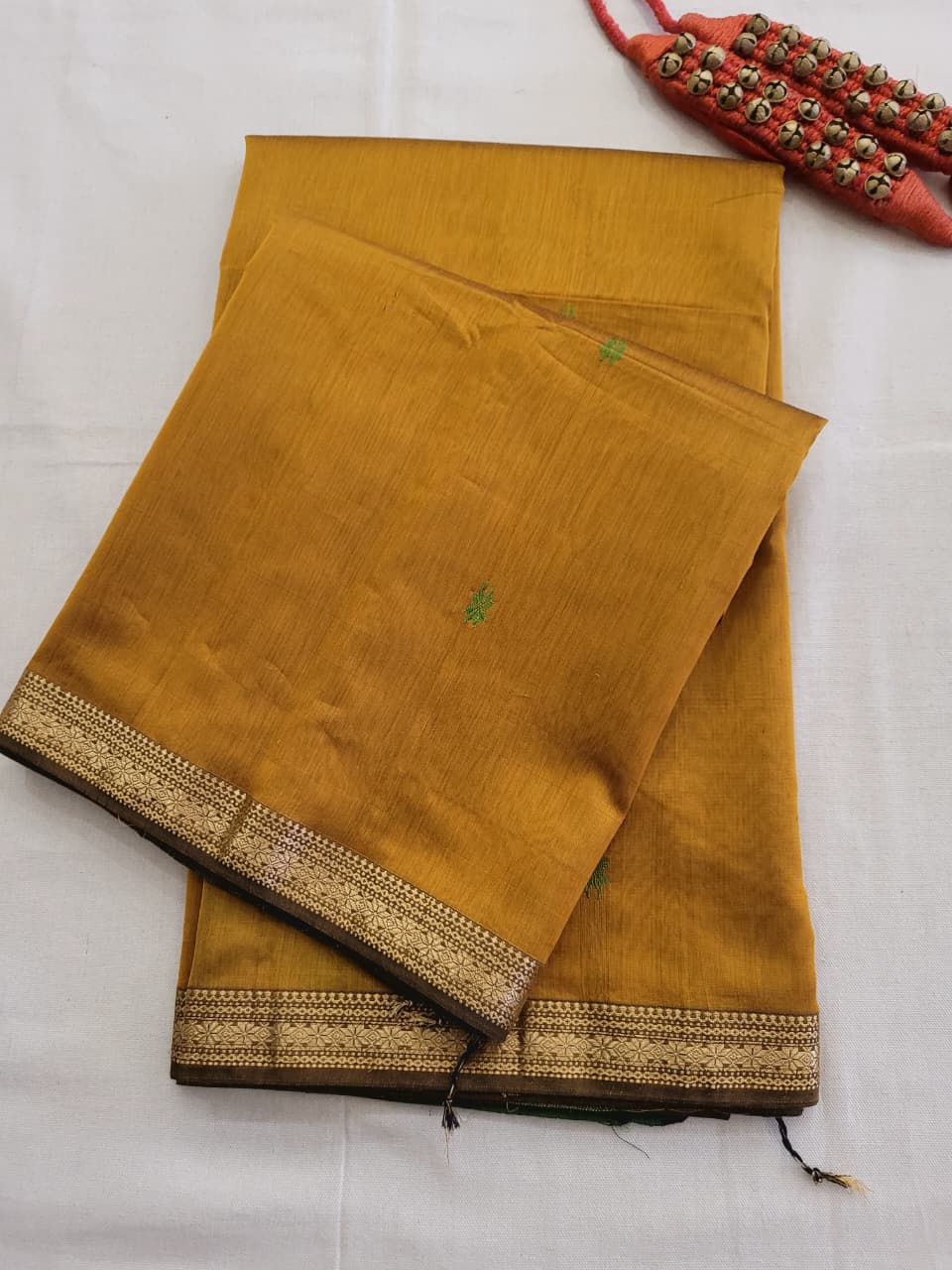 Yellow Maheshwari SilkSaree