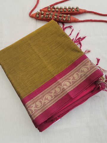 Gold Radha Cotton Silk Saree