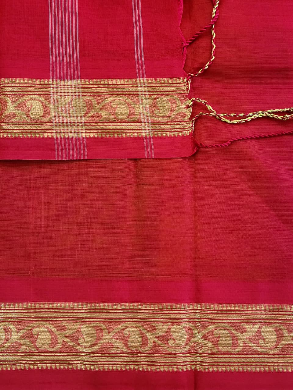 Gold Radha Cotton Silk Saree