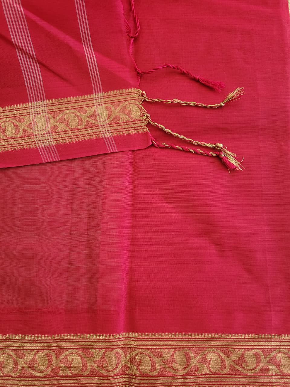 Gray Radha Cotton Silk Saree