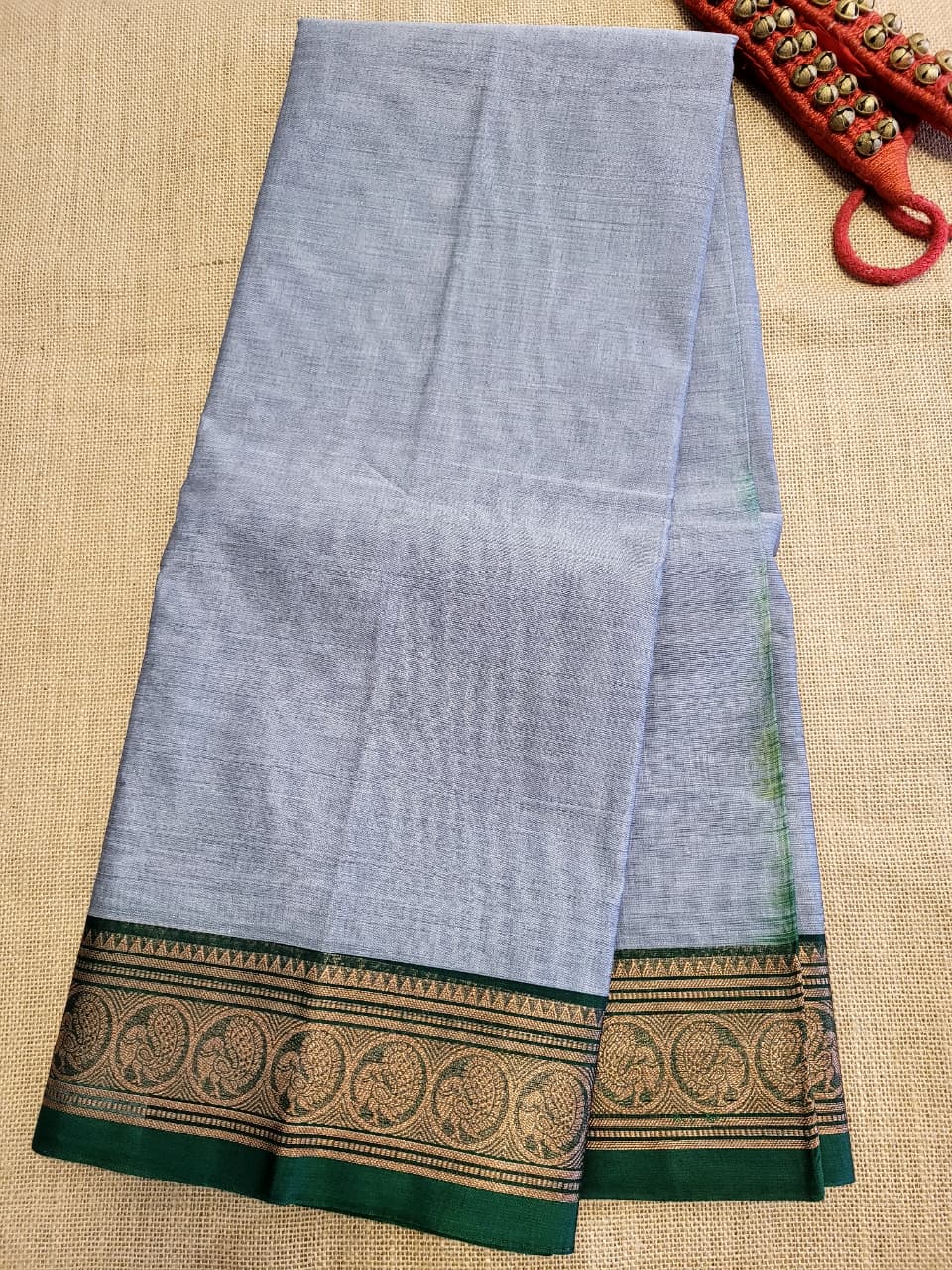Gray2 Radha Cotton Silk Saree