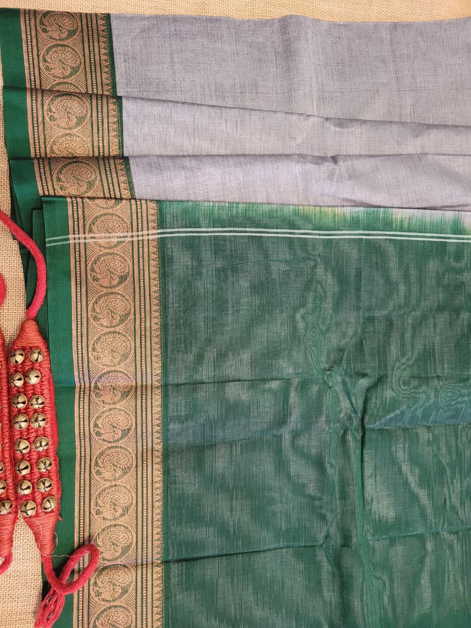 Gray2 Radha Cotton Silk Saree