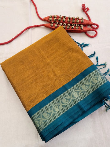 Golden Radha Cotton Silk Saree