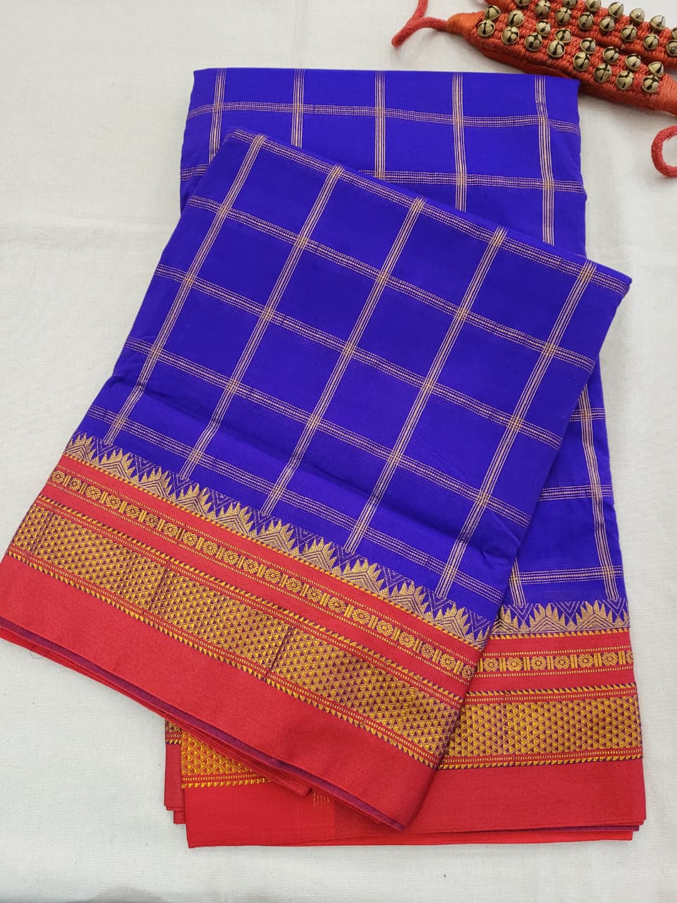 Blue Rani Ilkal  Saree