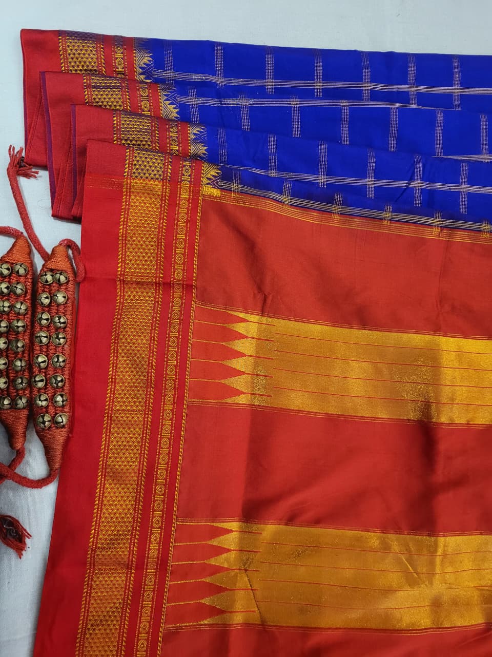 Blue Rani Ilkal  Saree