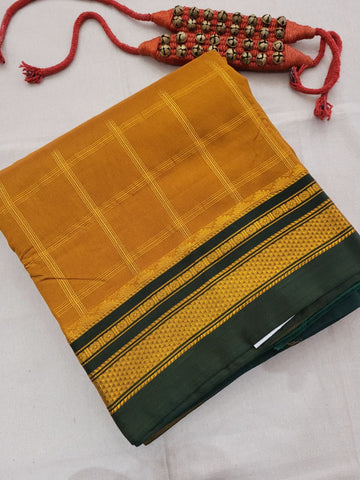 Yellow Rani Ilkal  Saree