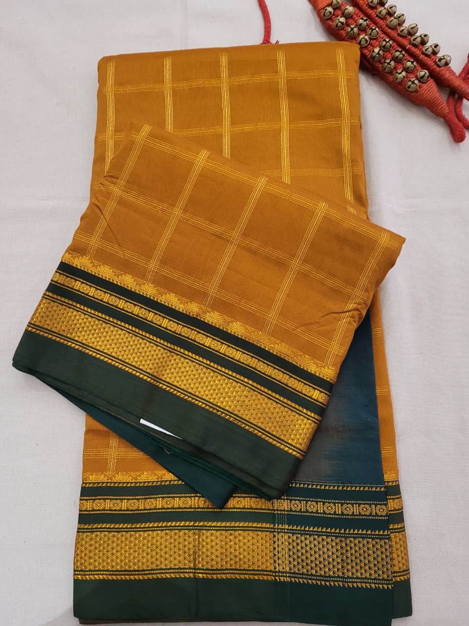 Yellow Rani Ilkal  Saree