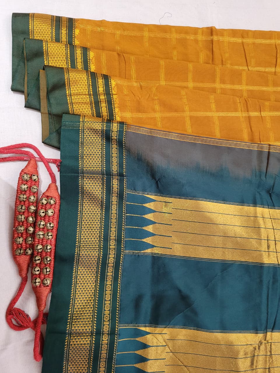 Yellow Rani Ilkal  Saree