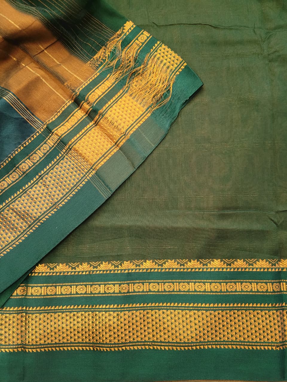 Yellow Rani Ilkal  Saree