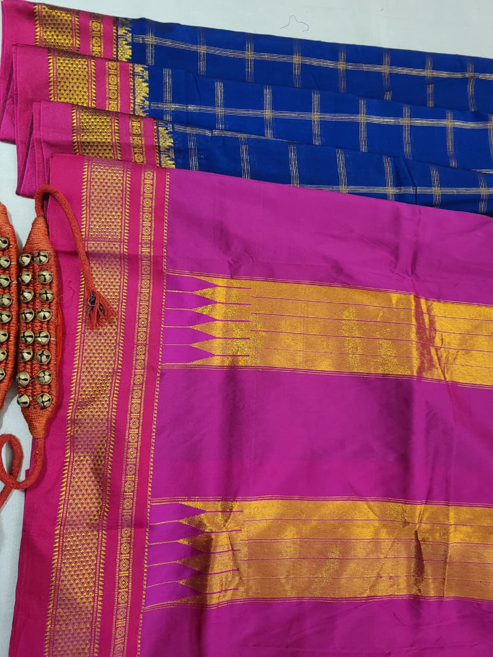 Blue2 Rani Ilkal  Saree