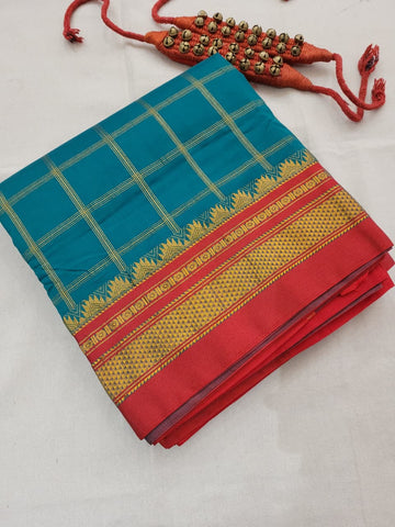 Sea Green Rani Ilkal Saree