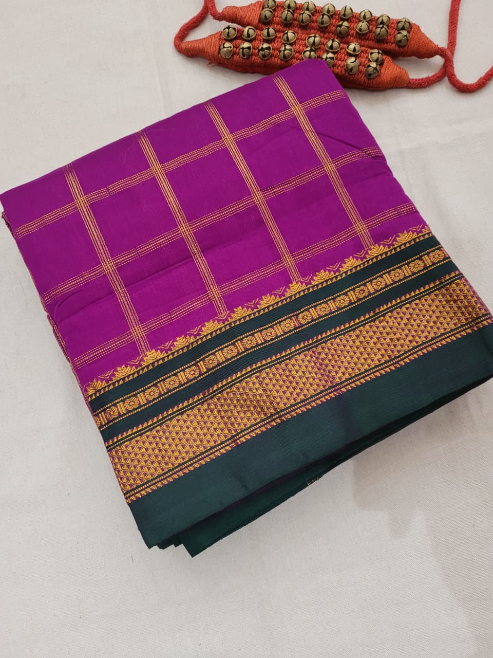 Purple Rani Ilkal Saree
